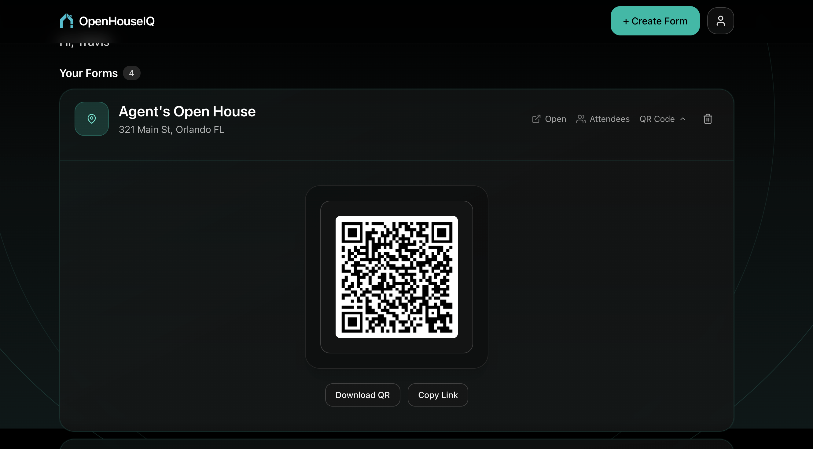 OpenHouseIQ Dashboard Preview